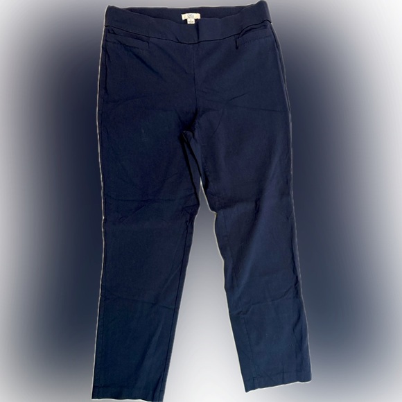 Croft and Barrow Navy Trousers - Picture 1 of 5